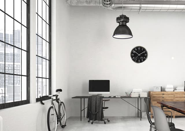 Wandklok Unilux Wetty grijs 2