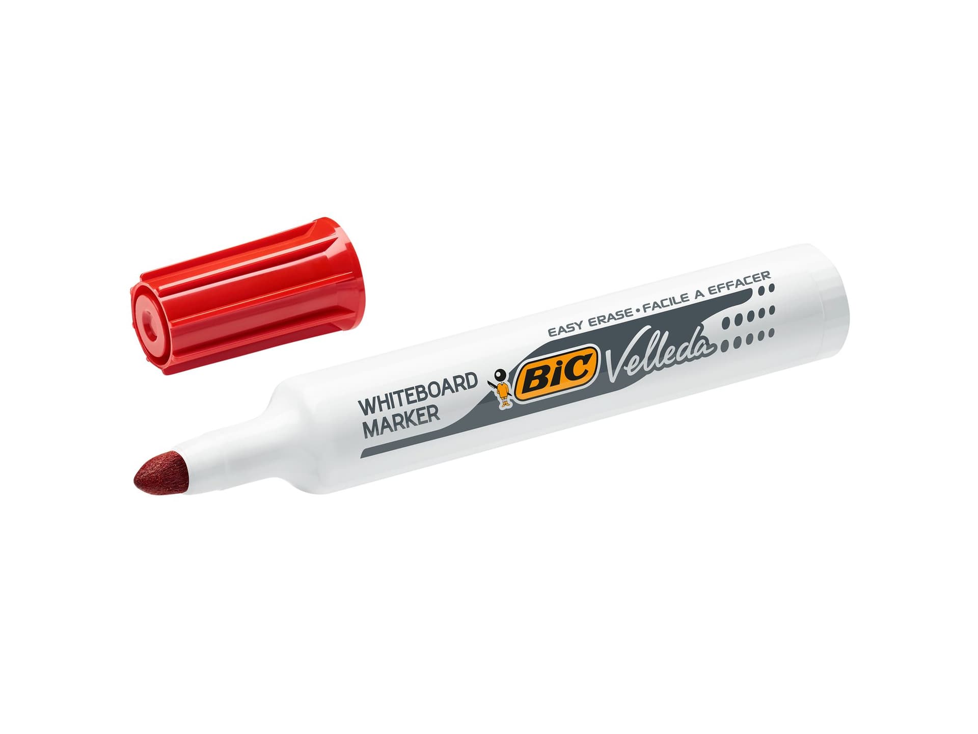 Whiteboardmarker Bic Velleda 1711 rond large rood 3