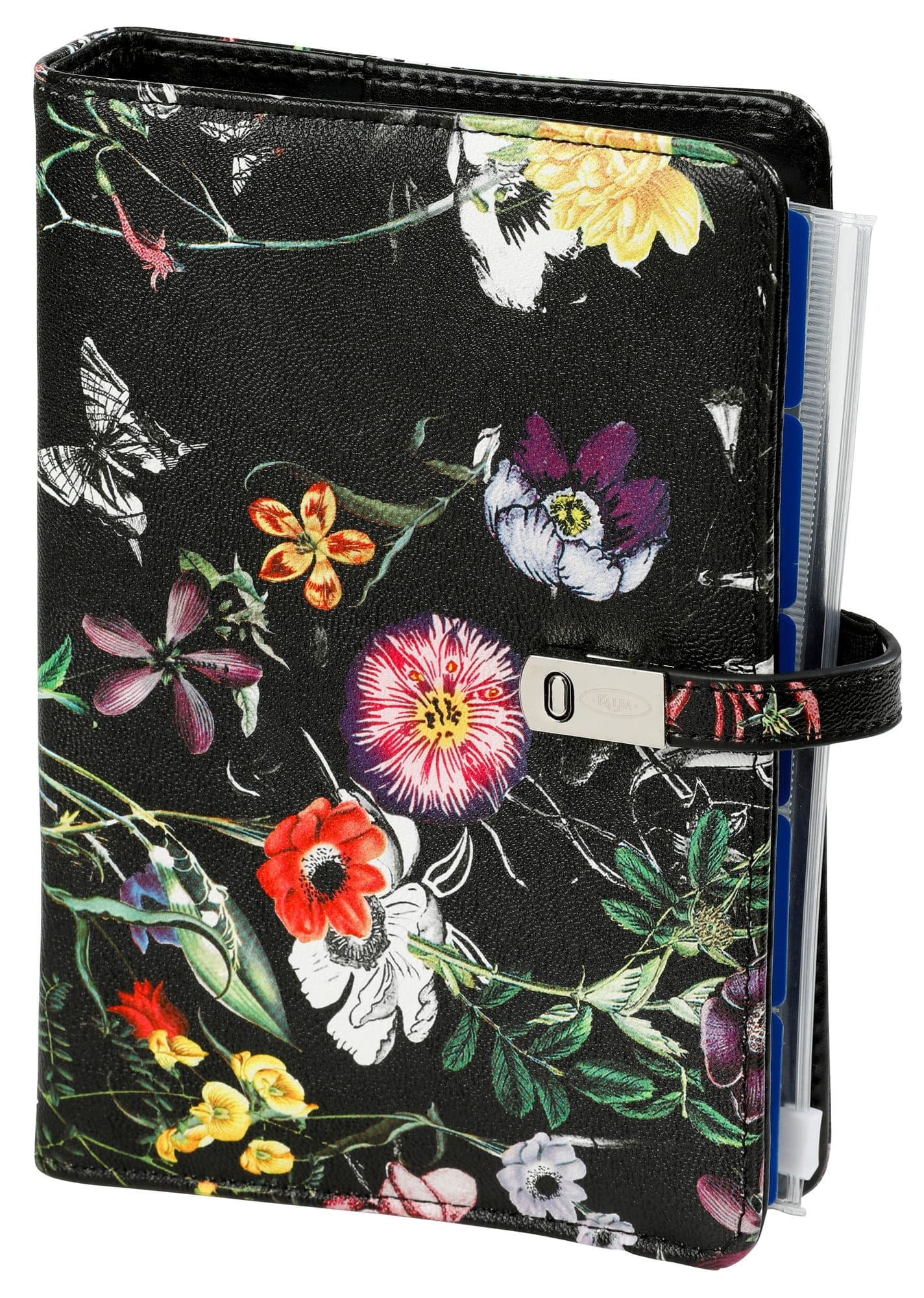 Organizer Kalpa Personal inclusief agenda 2026-2027 7dagen/2pagina's bloemenzee zwart 3
