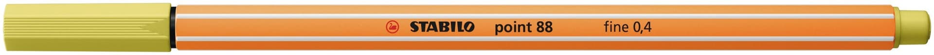 Fineliner STABILO point 88/67 fijn mosterd 2