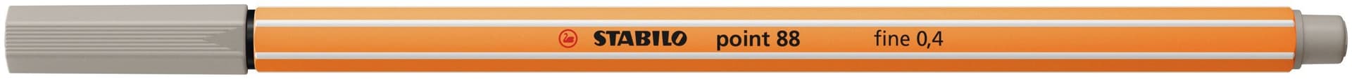 Fineliner STABILO point 88/93 fijn warm grijs 2