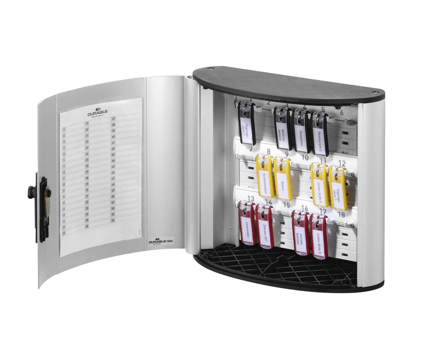 Sleutelkast Durable 18haken met cijferslot 3