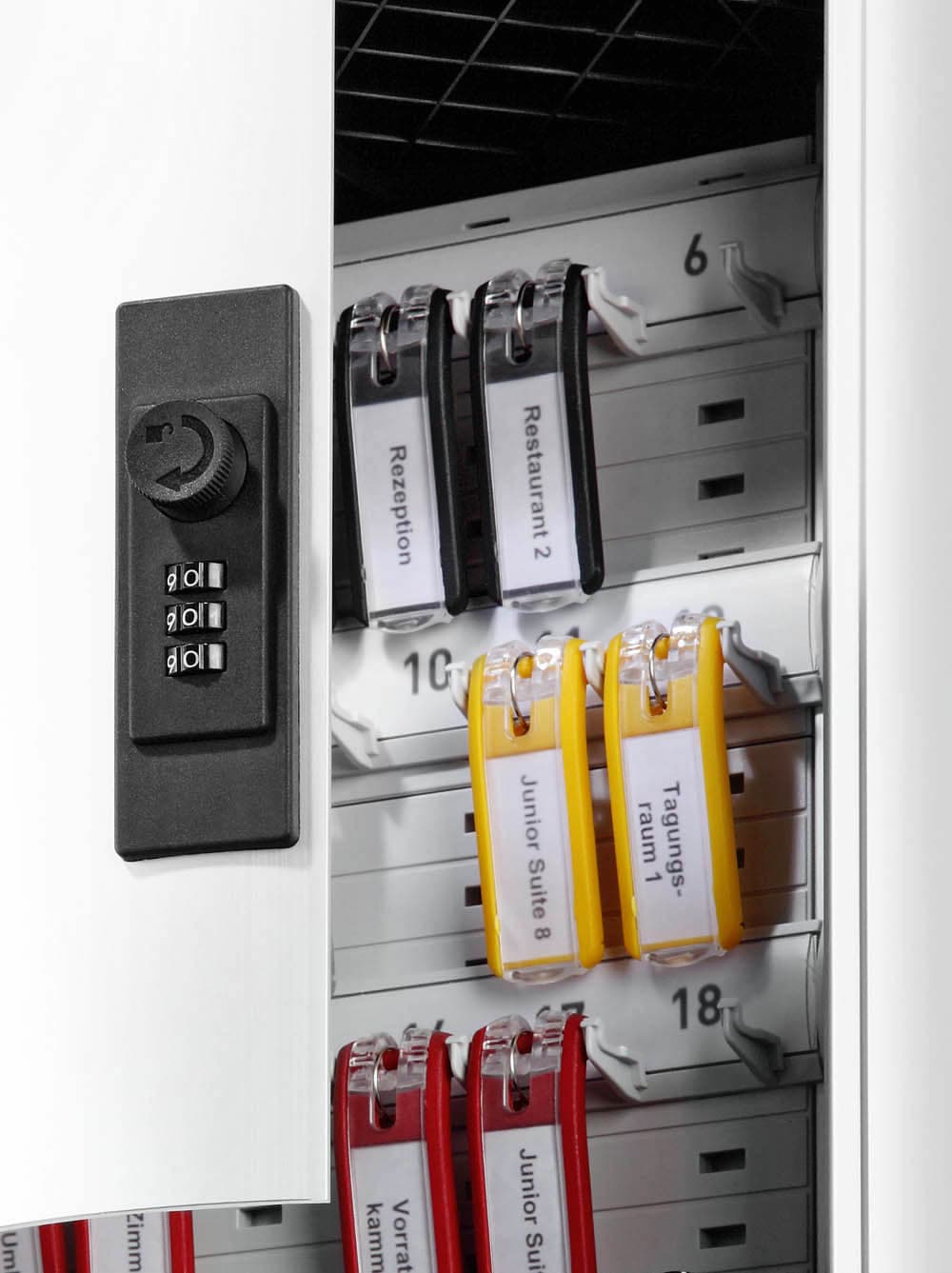 Sleutelkast Durable 18haken met cijferslot 4