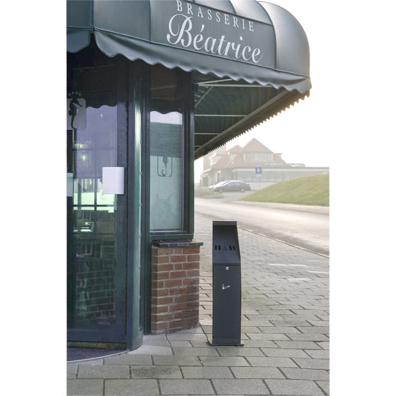 Asbak staand Vepa Bins zuil vrijstaand zwart 31043774 2