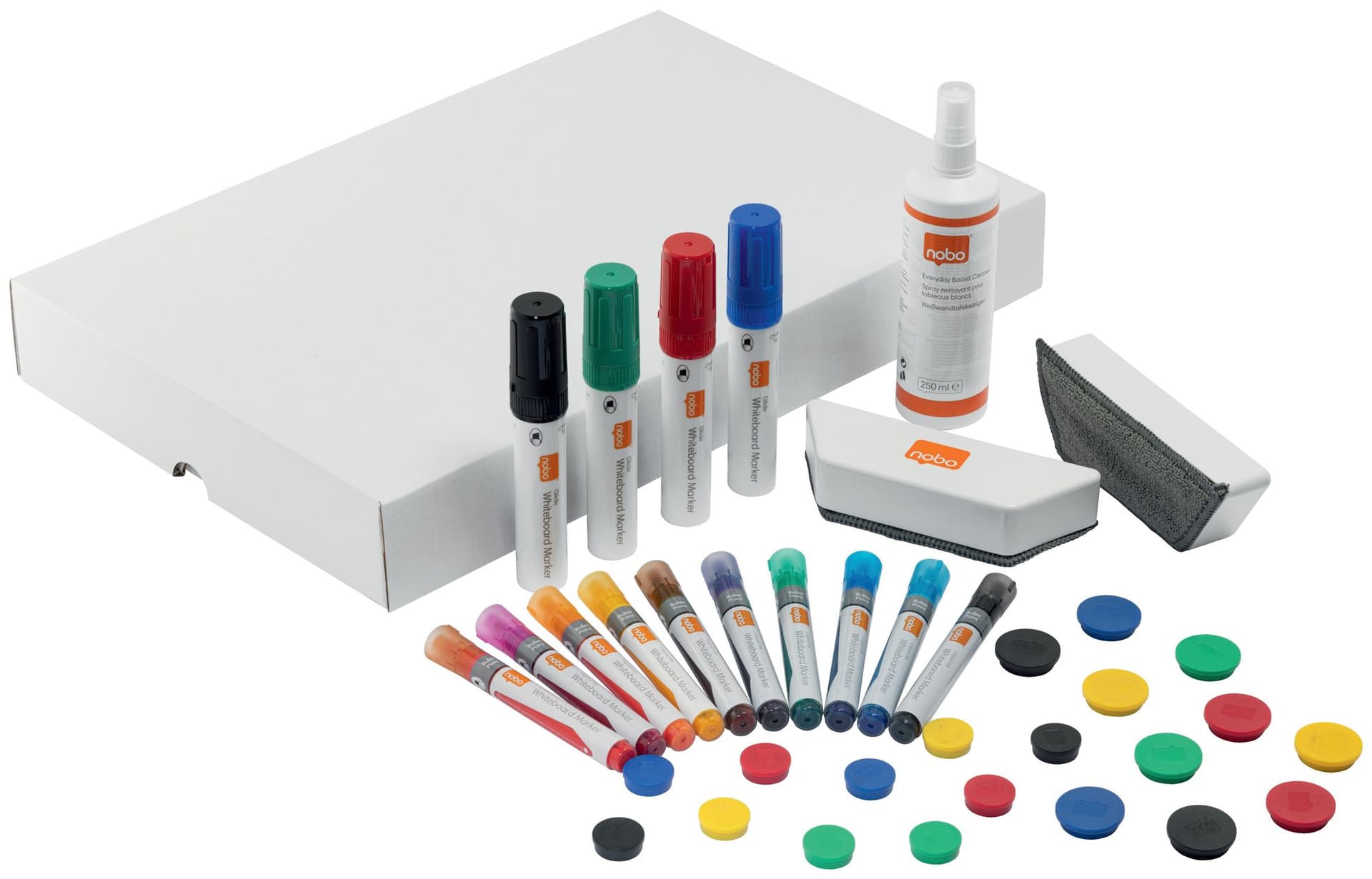 Whiteboard accessoire kit Nobo Move & Meet 37 stuks 2