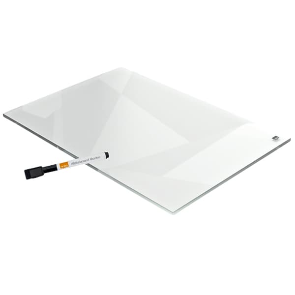 Notitiebord Nobo transparant acryl A4 2