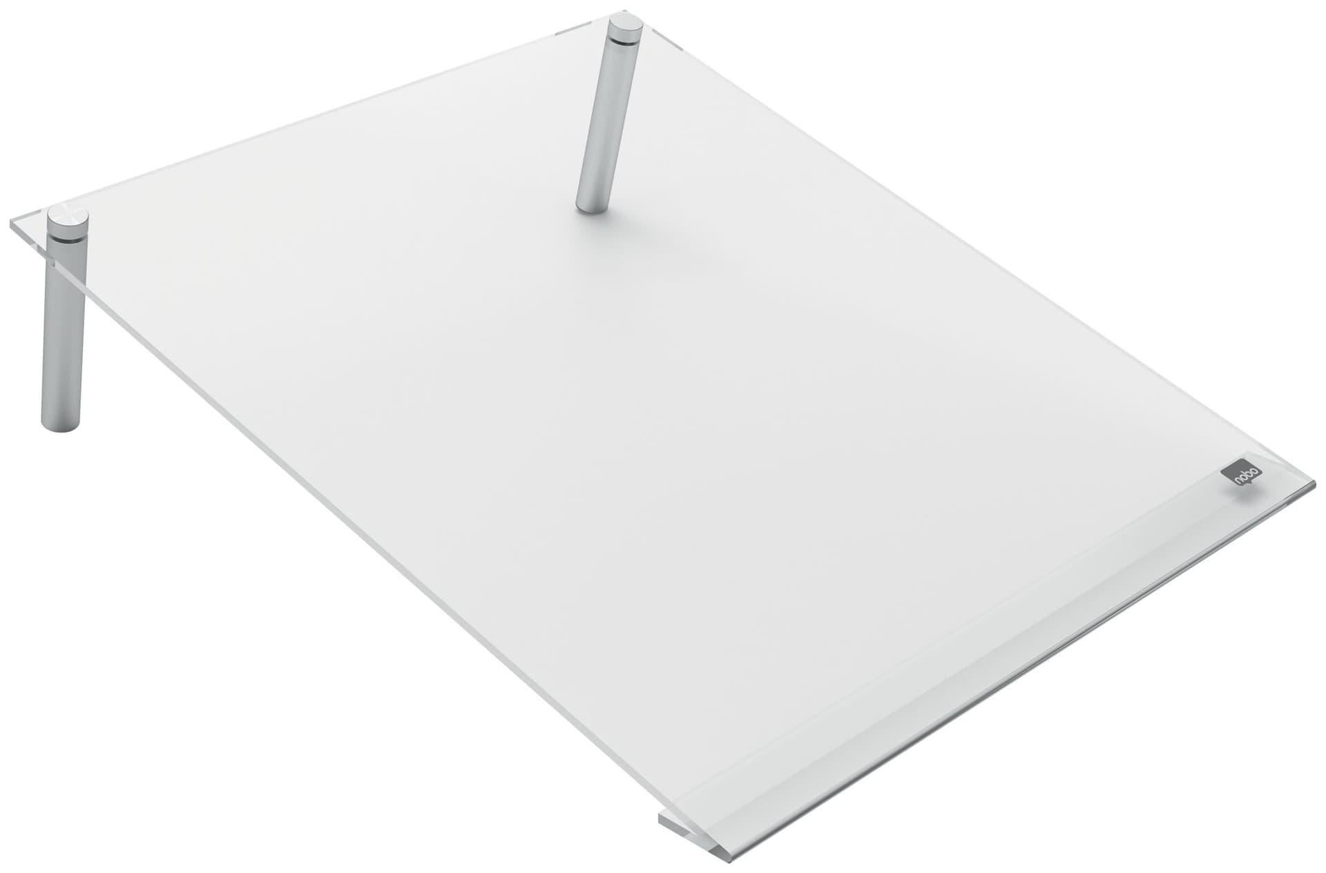 Notitiebord Nobo transparant acryl schuin A4