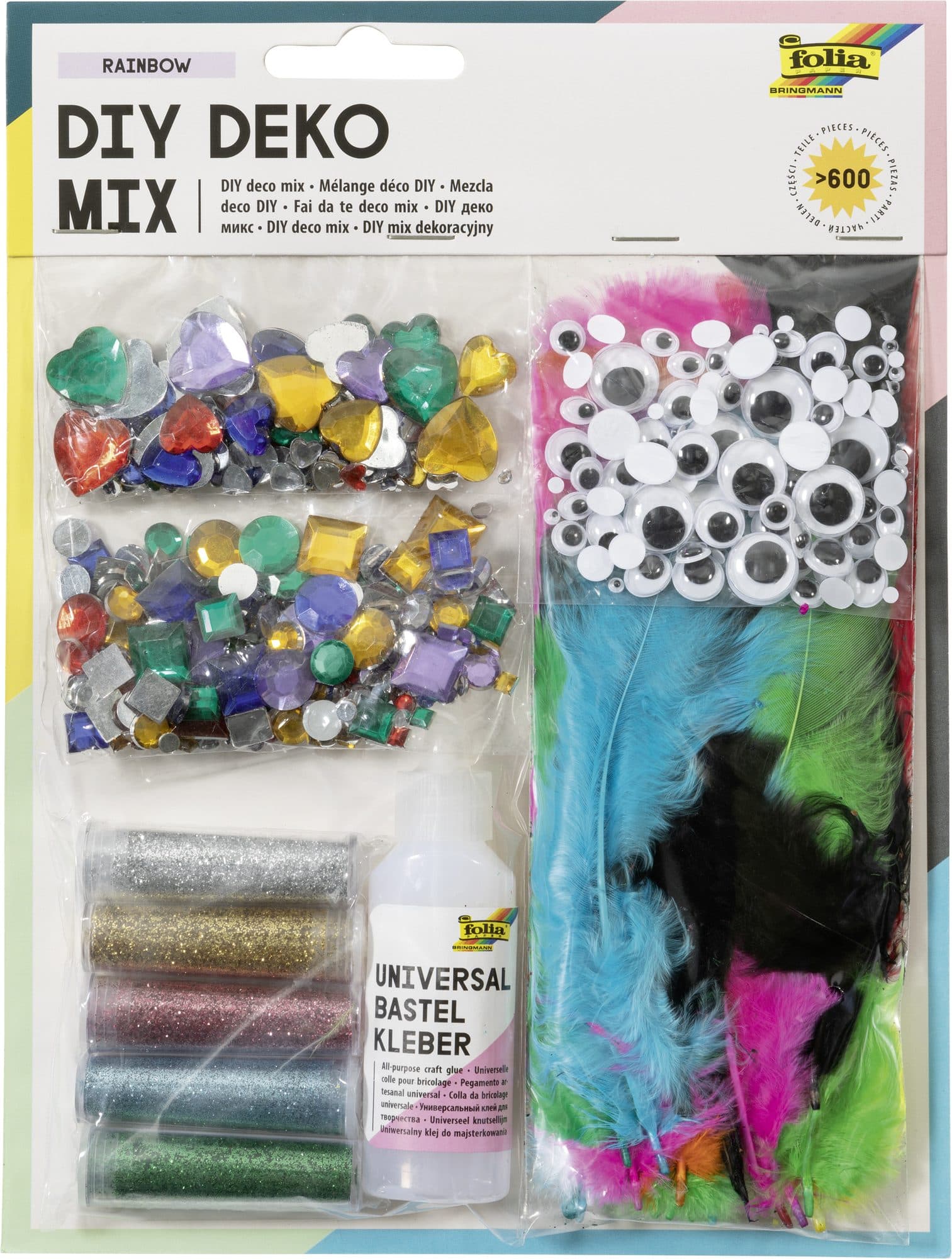Decoratiemix Folia DIY 600-delig