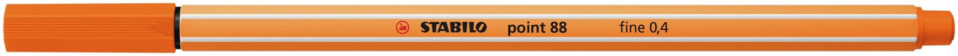 Fineliner STABILO point 88/30 fijn bleek vermiljoen 2
