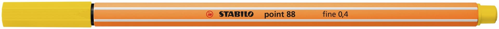 Fineliner STABILO point 88/24 fijn citroengeel 2