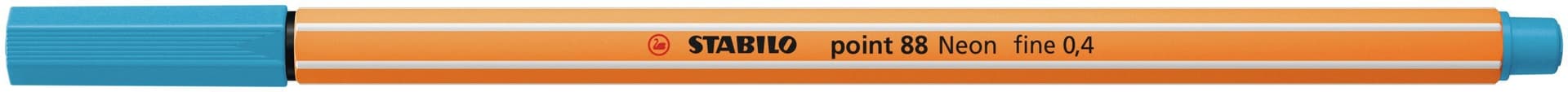 Fineliner STABILO point 88/031 fijn neon blauw 2