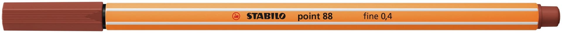 Fineliner STABILO point 88/75 fijn sienna 2
