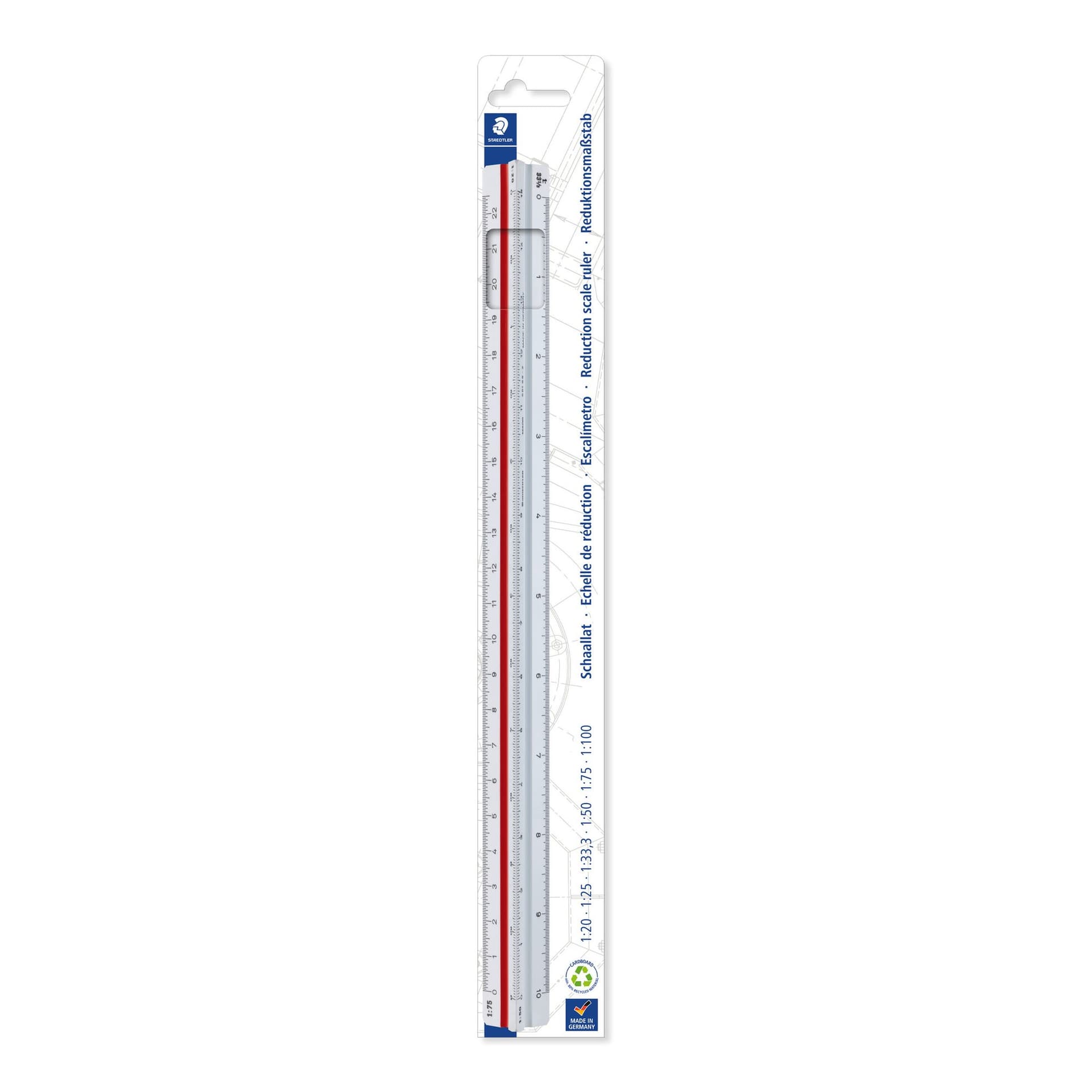 Schaalliniaal Staedtler 561 300mm verdeling training