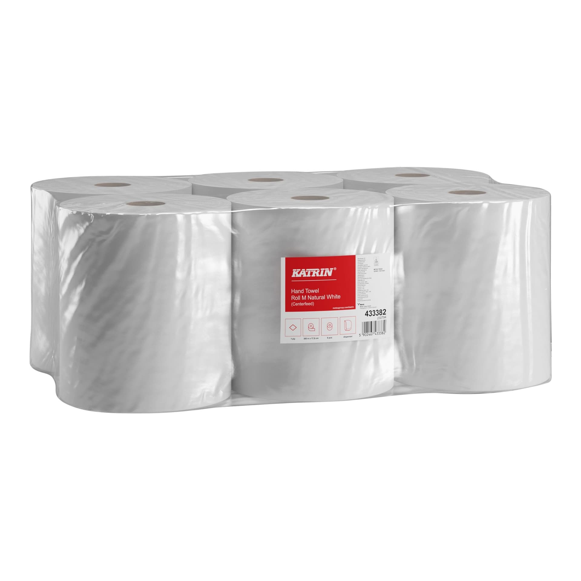 Poetspapier Katrin medium 1-laags wit 433382 2