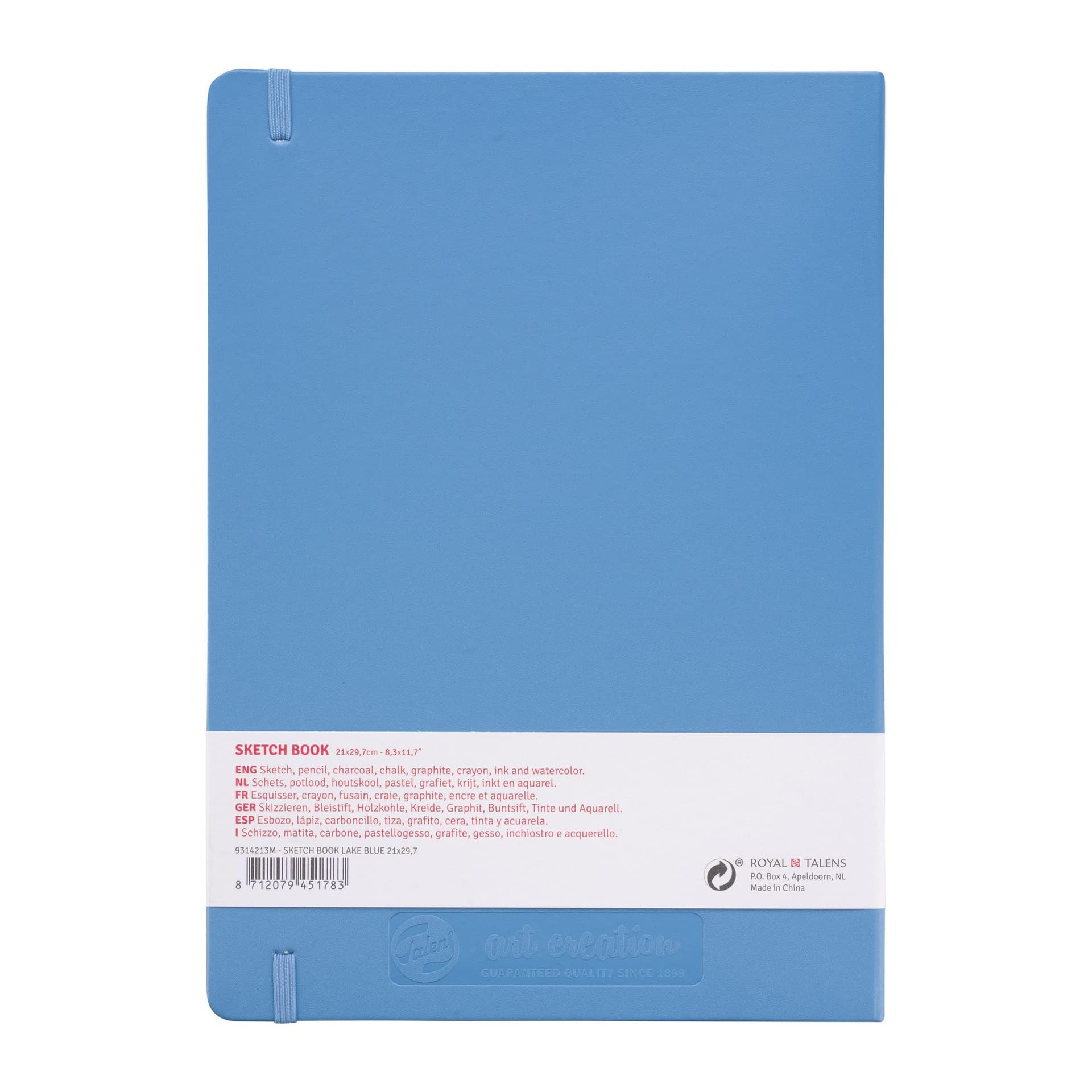 Schetsboek Talens Art Creation 80 witte vellen 140gr 210x300mm blauw 2