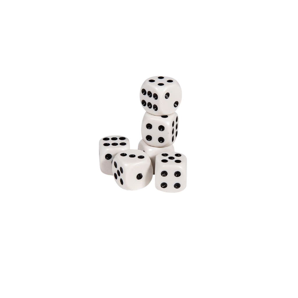 Dobbelstenen Clown Games  blister à 6 stuks 2