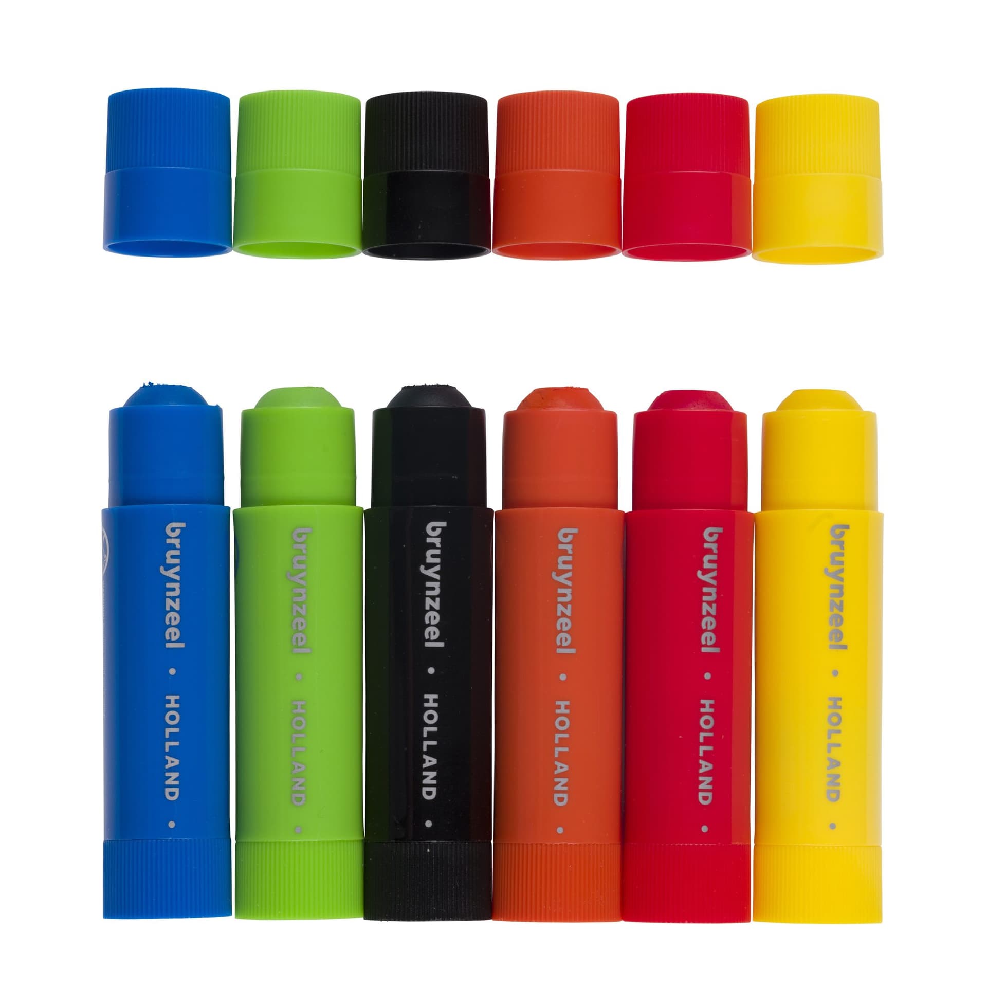 Verfstift Bruynzeel Kids assorti basis 6 stuks 2