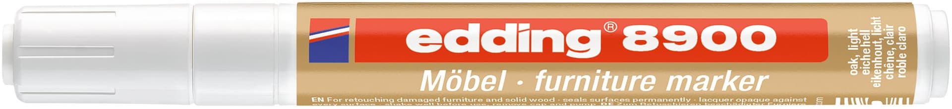 Viltstift edding 8900 meubel rond 1.5-2mm licht eikenhout blister1st 3
