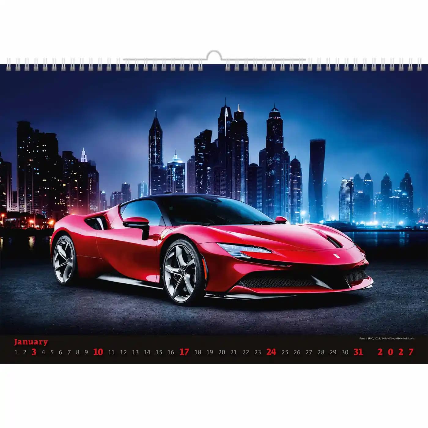 Kalender 2027 Helma 365 31.5x45cm autos 3
