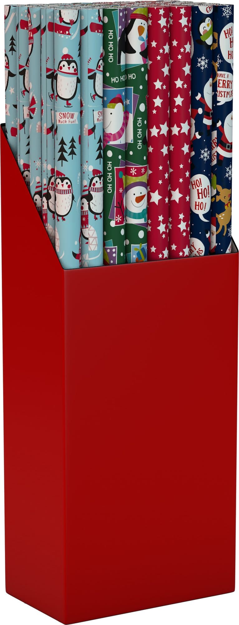 Inpakpapier Design Group Kerst 300x100cm assorti