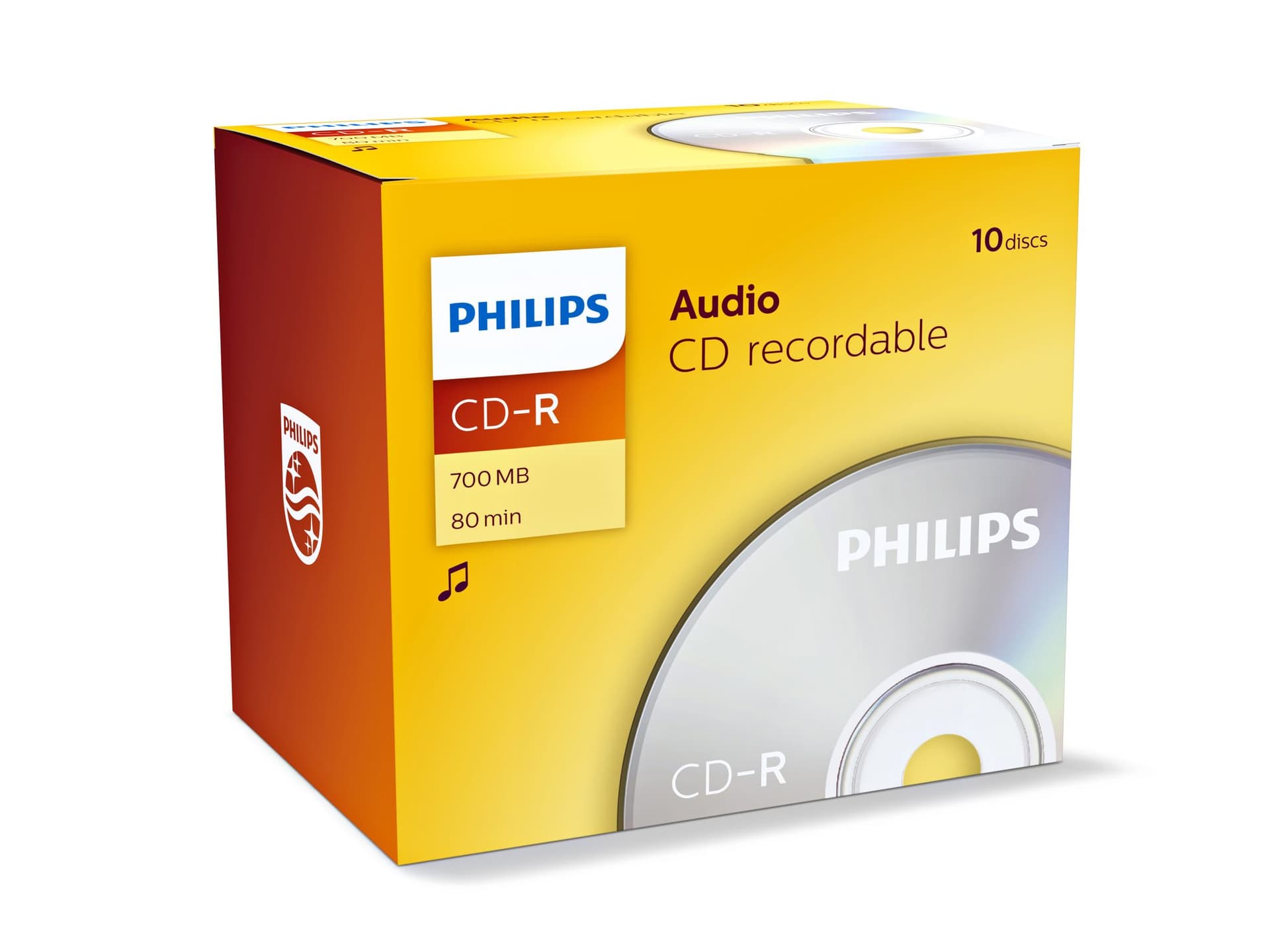 CD-R Philips 80Min audio JC 10 stuks 2