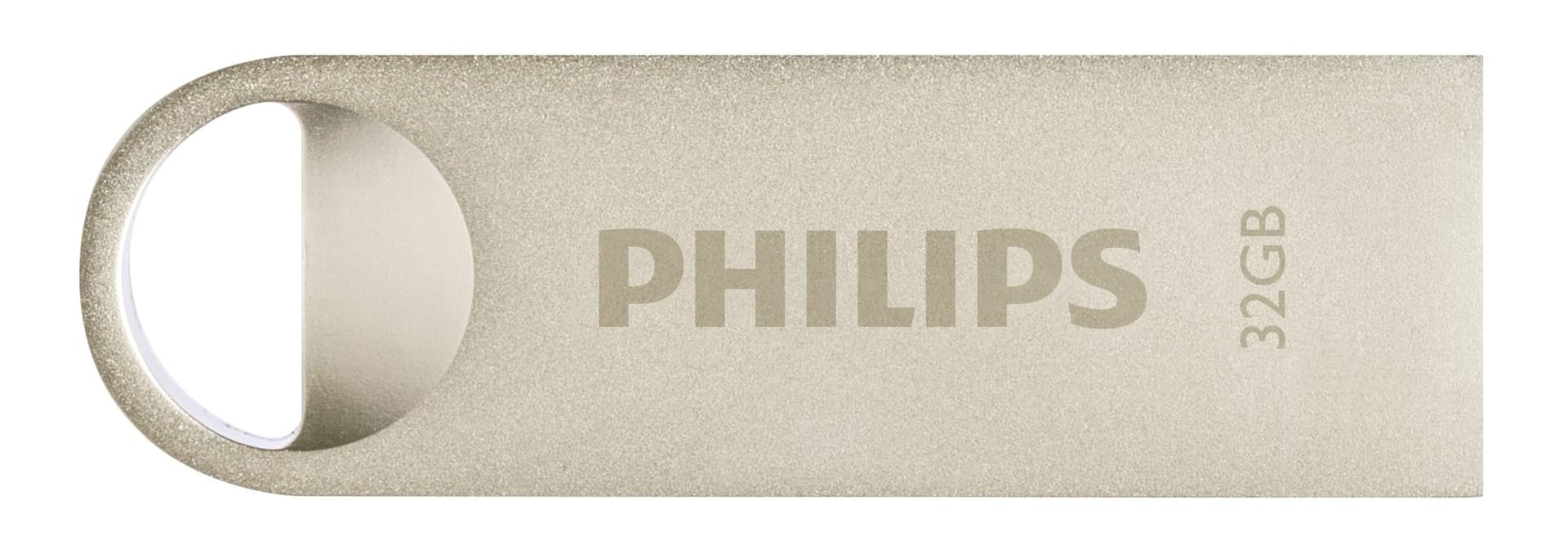 USB stick 2.0 Philips Moon USB-A 32GB zilver 2