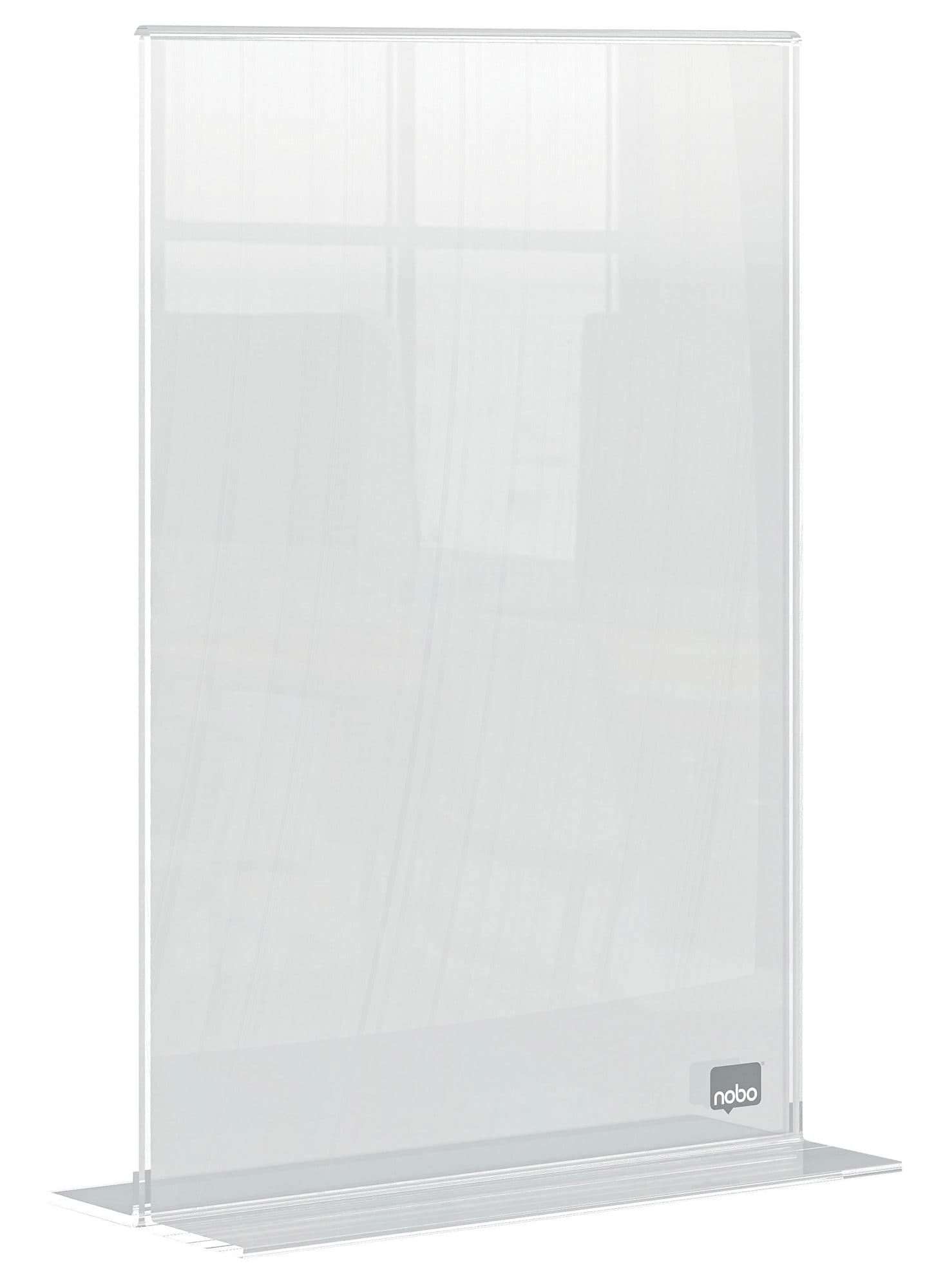 Infobord Nobo Premium Plus A5 acryl vrijstaand