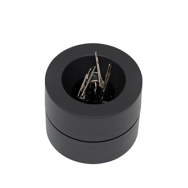 Papercliphouder MAULpro magnetisch recycled Ø73x60mm zwart 2