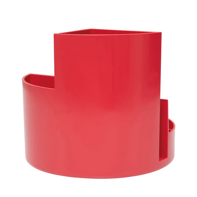 Pennenkoker MAULroundbox Blauwe Engel recycled 6 vaks rood 2