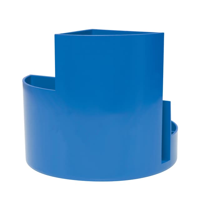 Pennenkoker MAUL roundbox Blauwe Engel recycled 6 vaks blauw 2