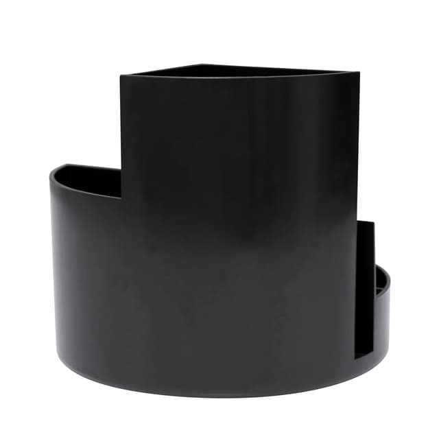 Pennenkoker MAULroundbox Blauwe Engel recycled 6 vaks zwart 2