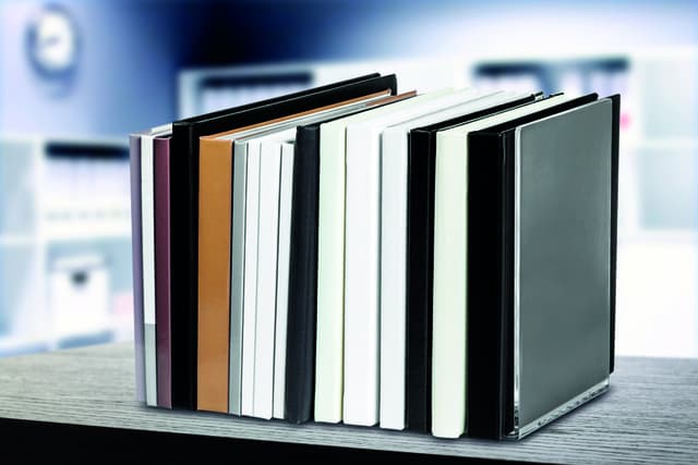 Boekensteun MAUL acryl 16x15x21cm set 2 glashelder 4