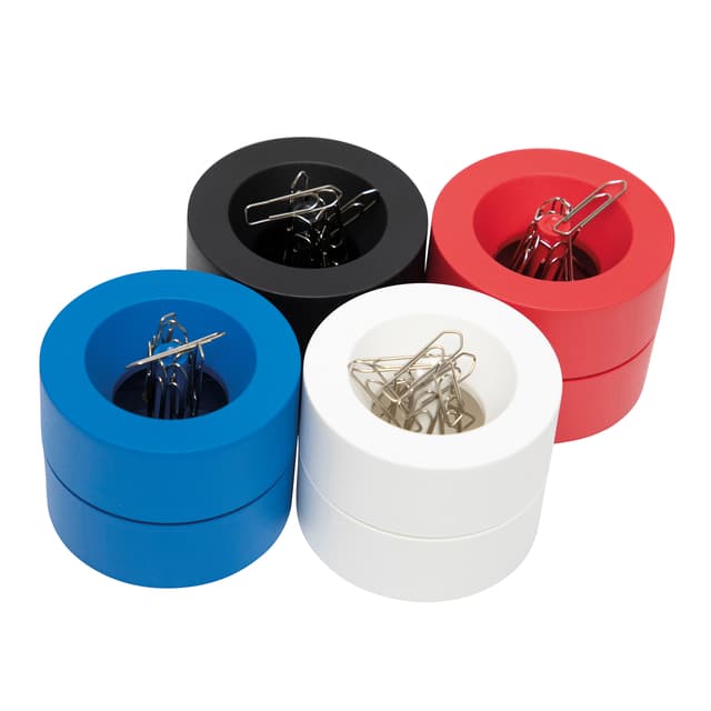 Papercliphouder MAULpro magnetisch recycled Ø73x60mm blauw 5