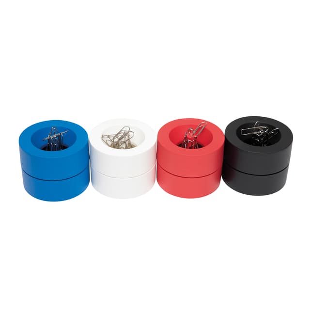 Papercliphouder MAULpro magnetisch recycled Ø73x60mm blauw 6