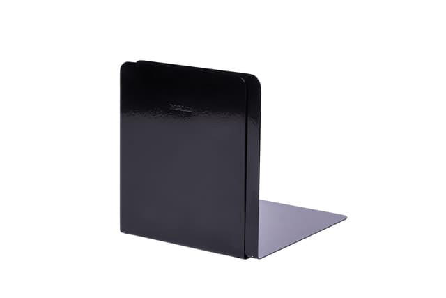 Boekensteun MAUL staal magnetisch 14x12x14cm set 2 zwart 2
