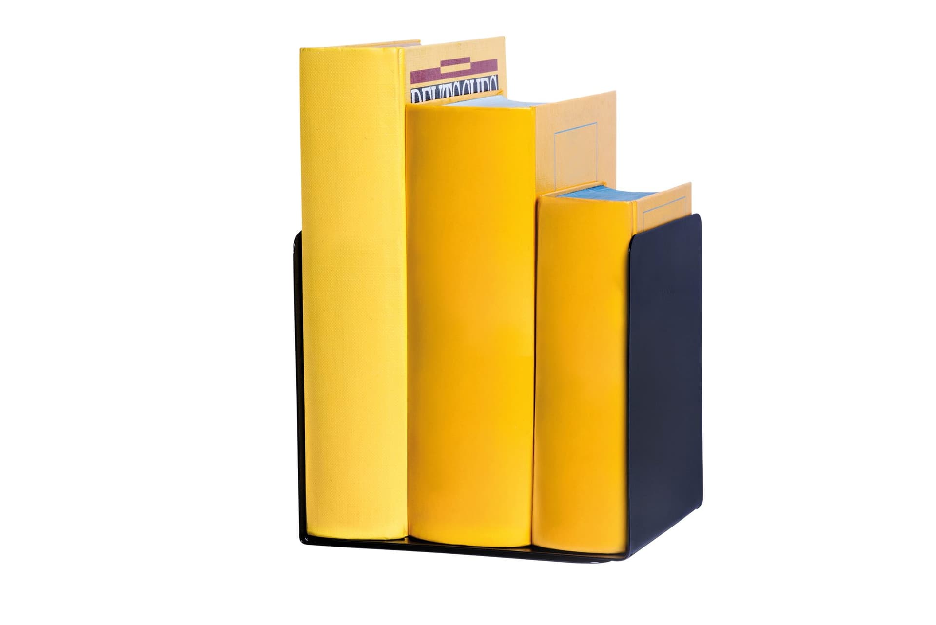 Boekensteun MAUL staal magnetisch 14x12x14cm set 2 zwart 6