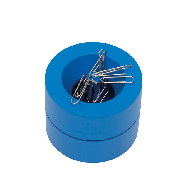 Papercliphouder MAULpro magnetisch recycled Ø73x60mm blauw 2