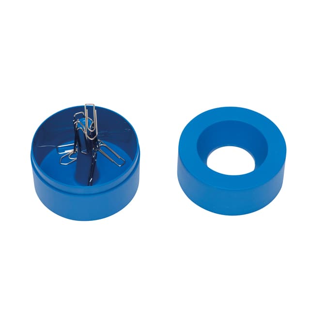 Papercliphouder MAULpro magnetisch recycled Ø73x60mm blauw 3