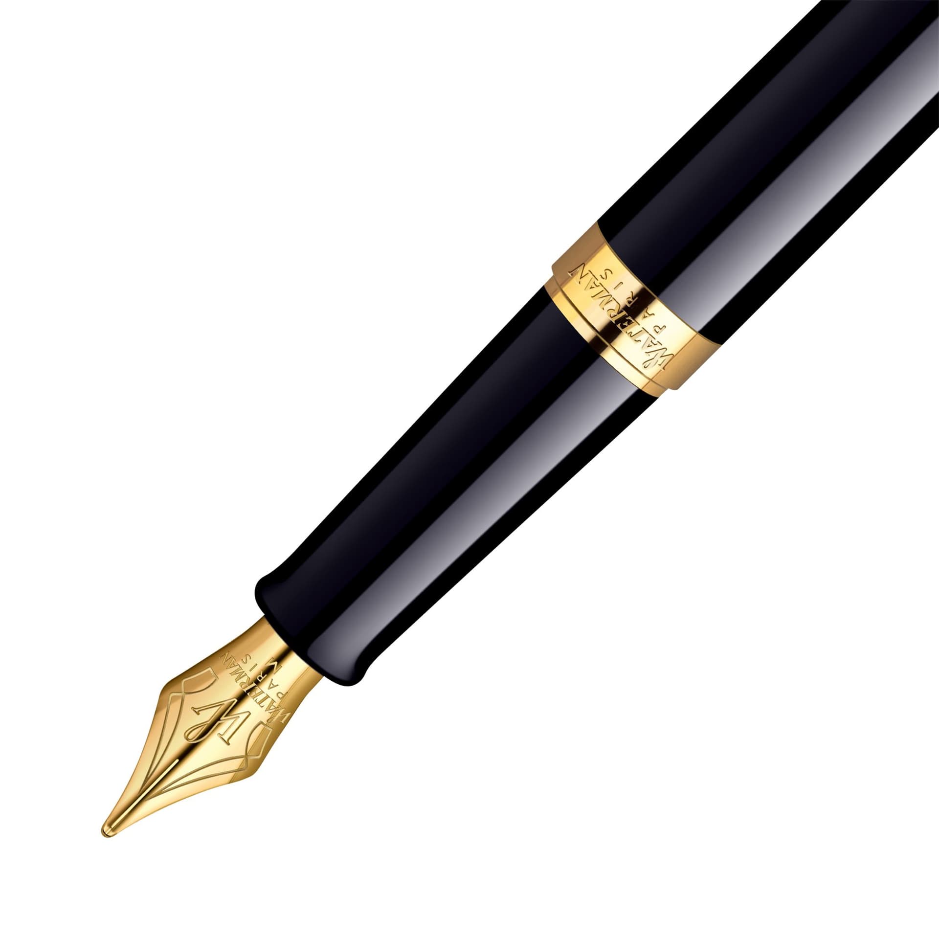 Vulpen Waterman Hémisphère black lacquer GT medium 3