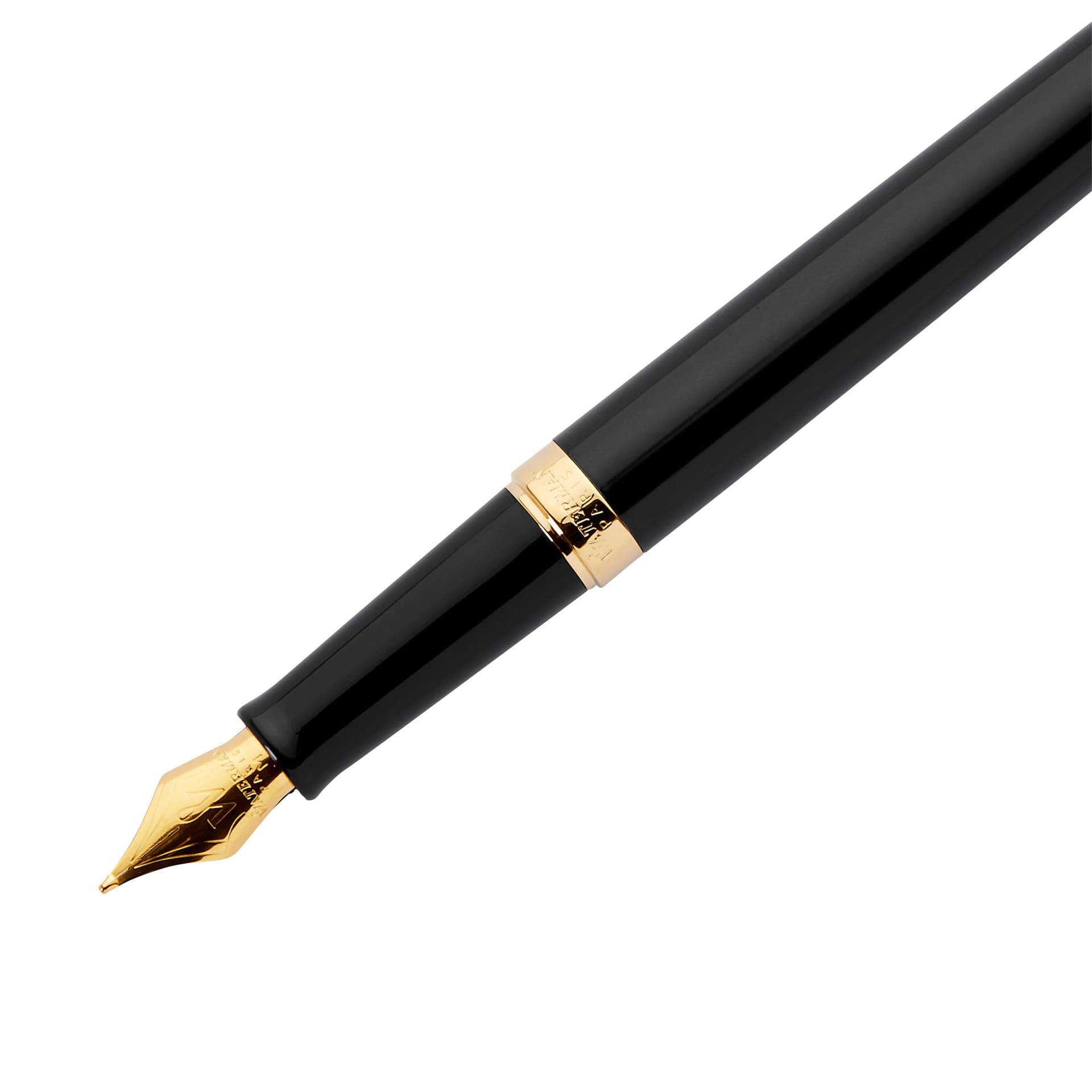 Vulpen Waterman Hémisphère black lacquer GT medium 5