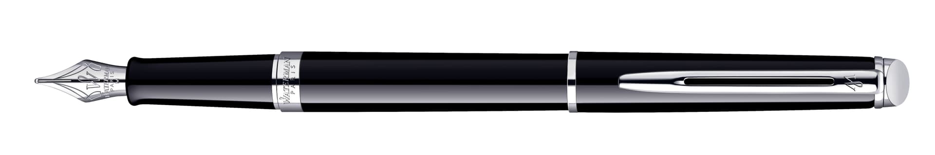 Vulpen Waterman Hémisphère black lacquer CT medium