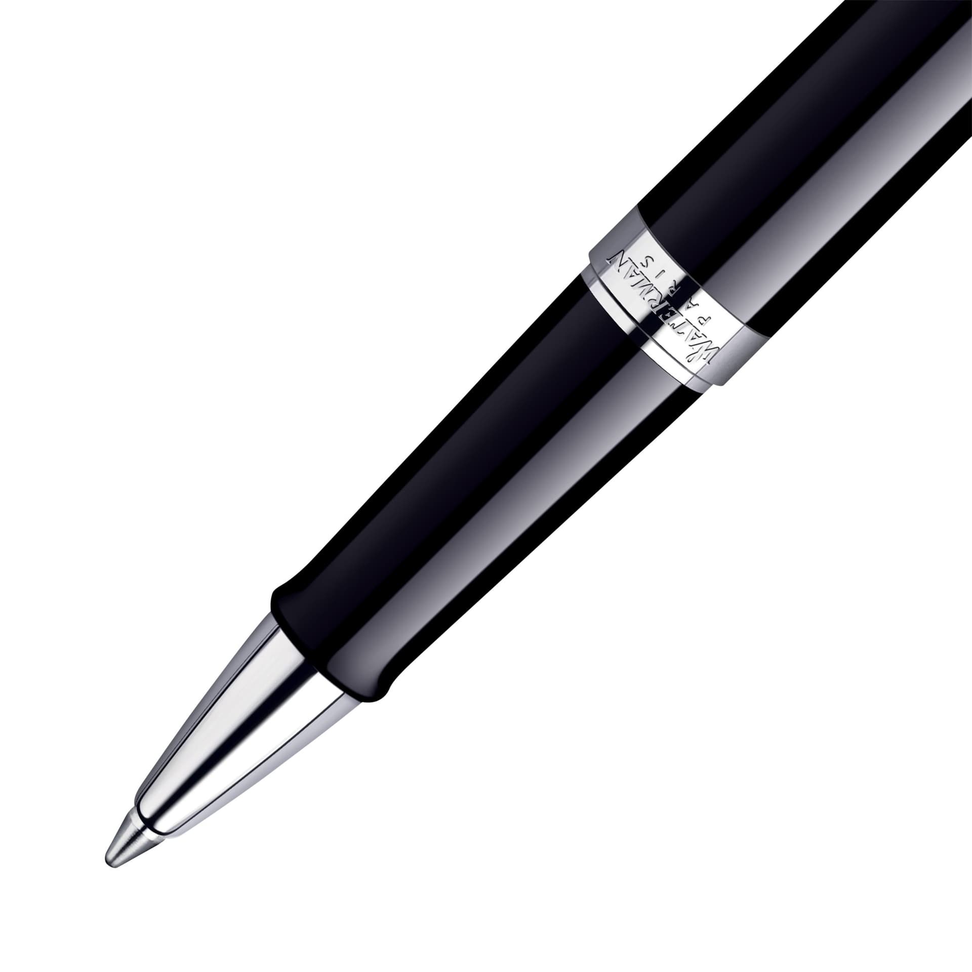 Rollerpen Waterman Hémisphère black lacquer CT fijn 3