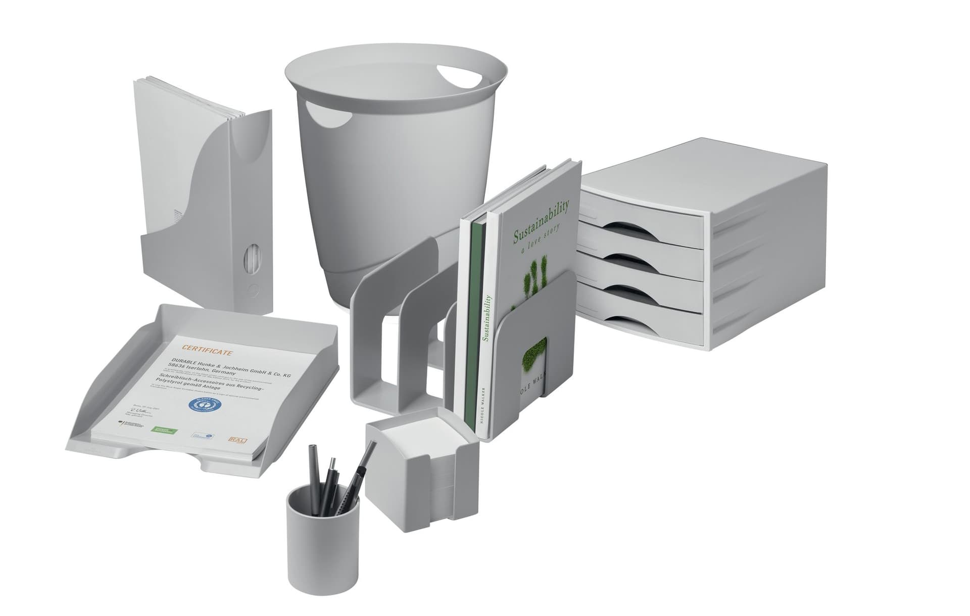 Brievenbak Durable ECO A4 Grijs 5