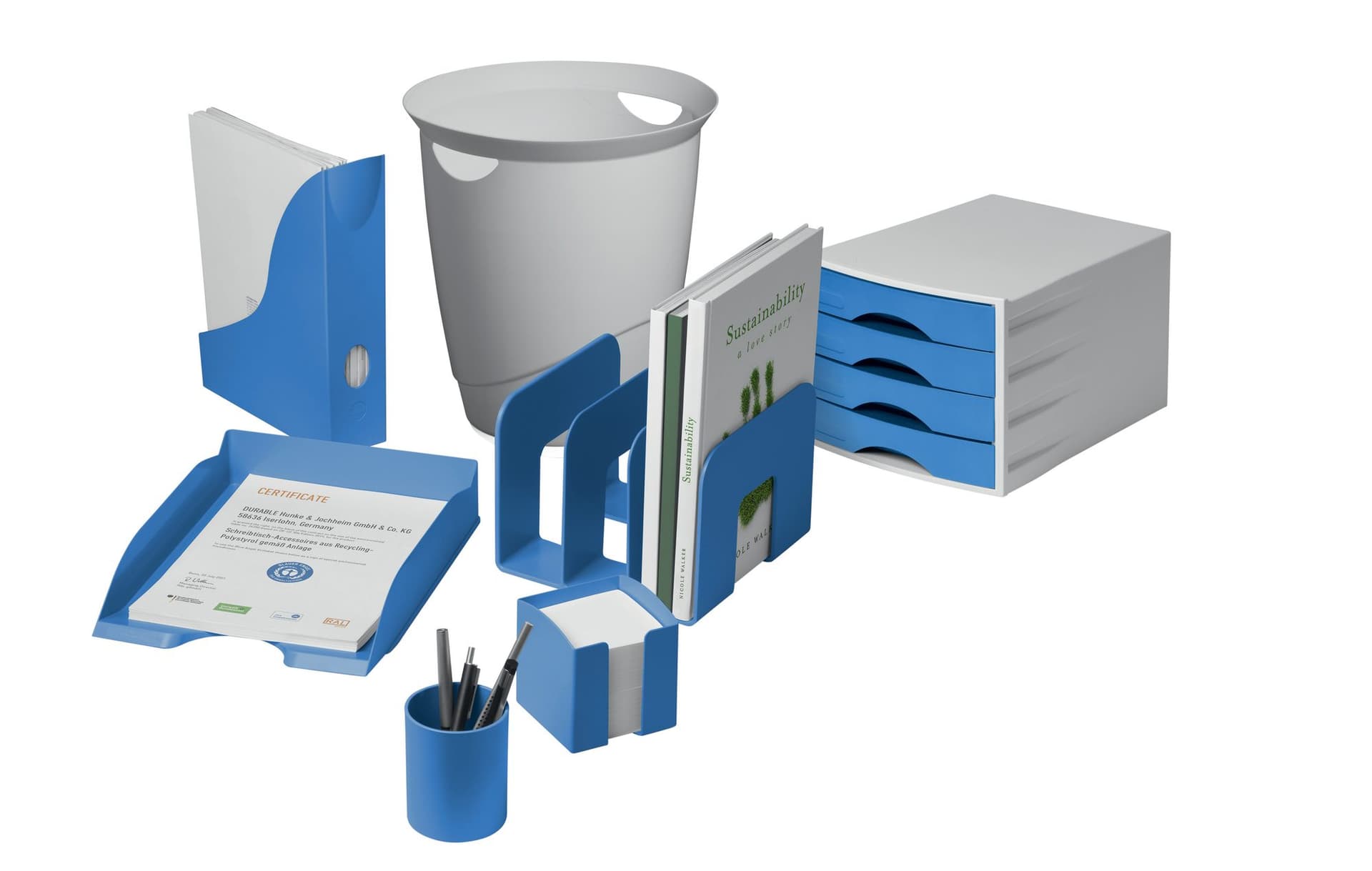 Brievenbak Durable ECO A4 Blauw 5