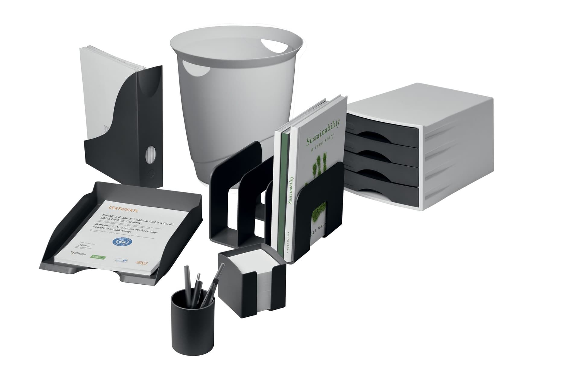 Brievenbak Durable ECO A4 Zwart 5