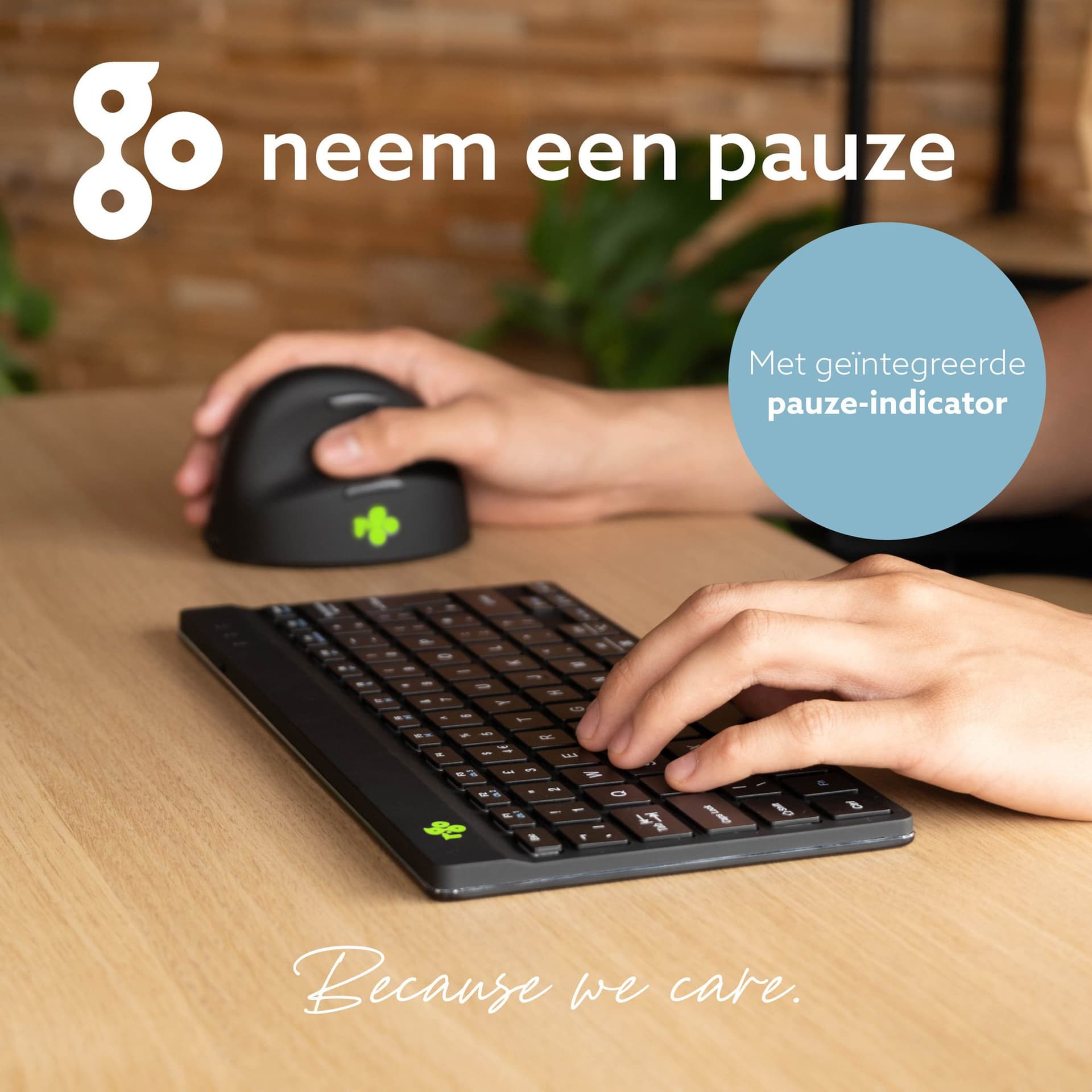 Toetsenbord R-Go Ergonomisch Compact Break QWERTY zwart 3