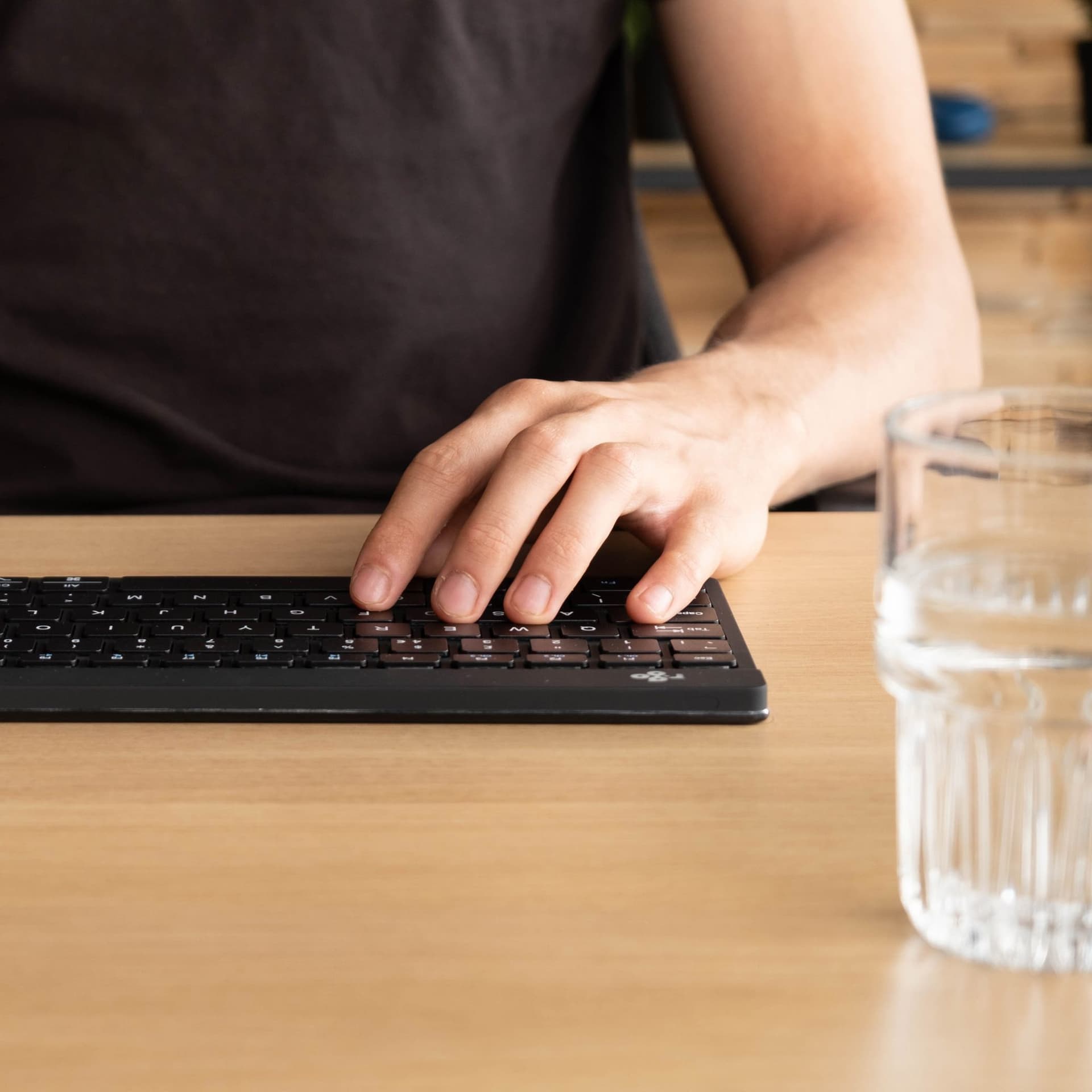 Toetsenbord R-Go Ergonomisch Compact Break QWERTY zwart 8
