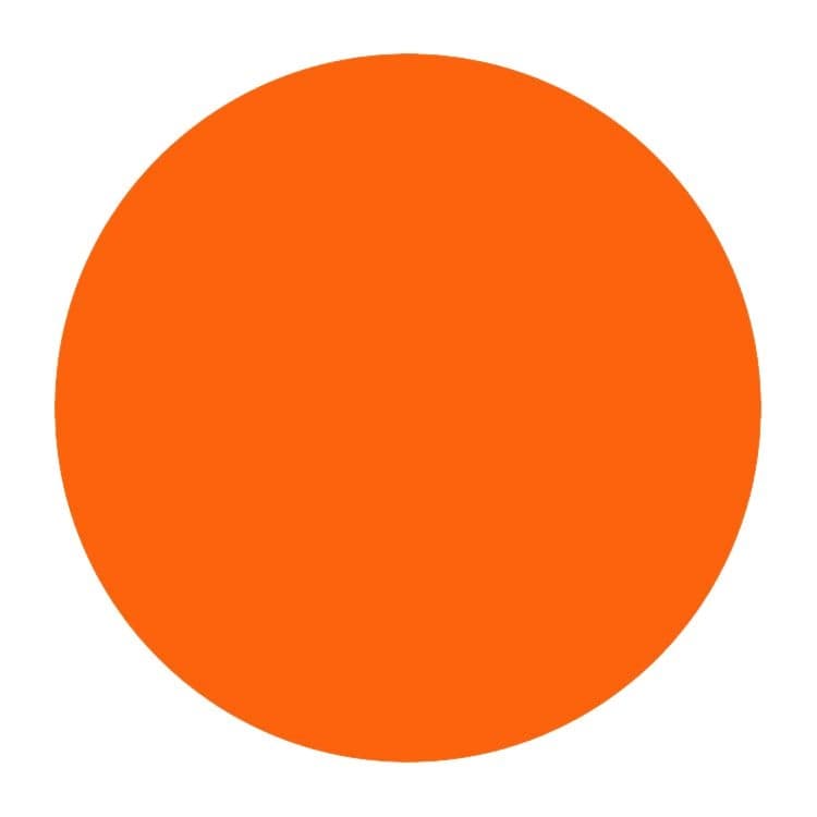 Plakkaatverf Qrea oranje 500ml 2
