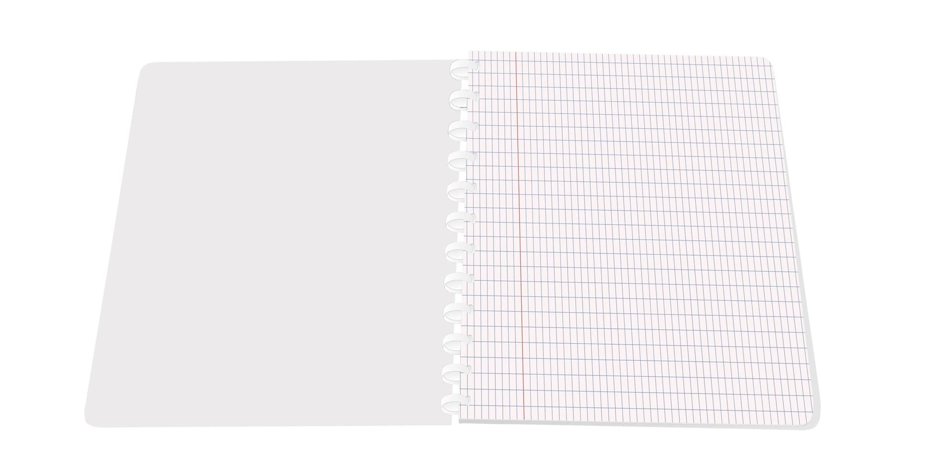 Schrift Adoc Ocean Waste Plastics A4 ruit 4x8mm 144 pagina's 90gr 2