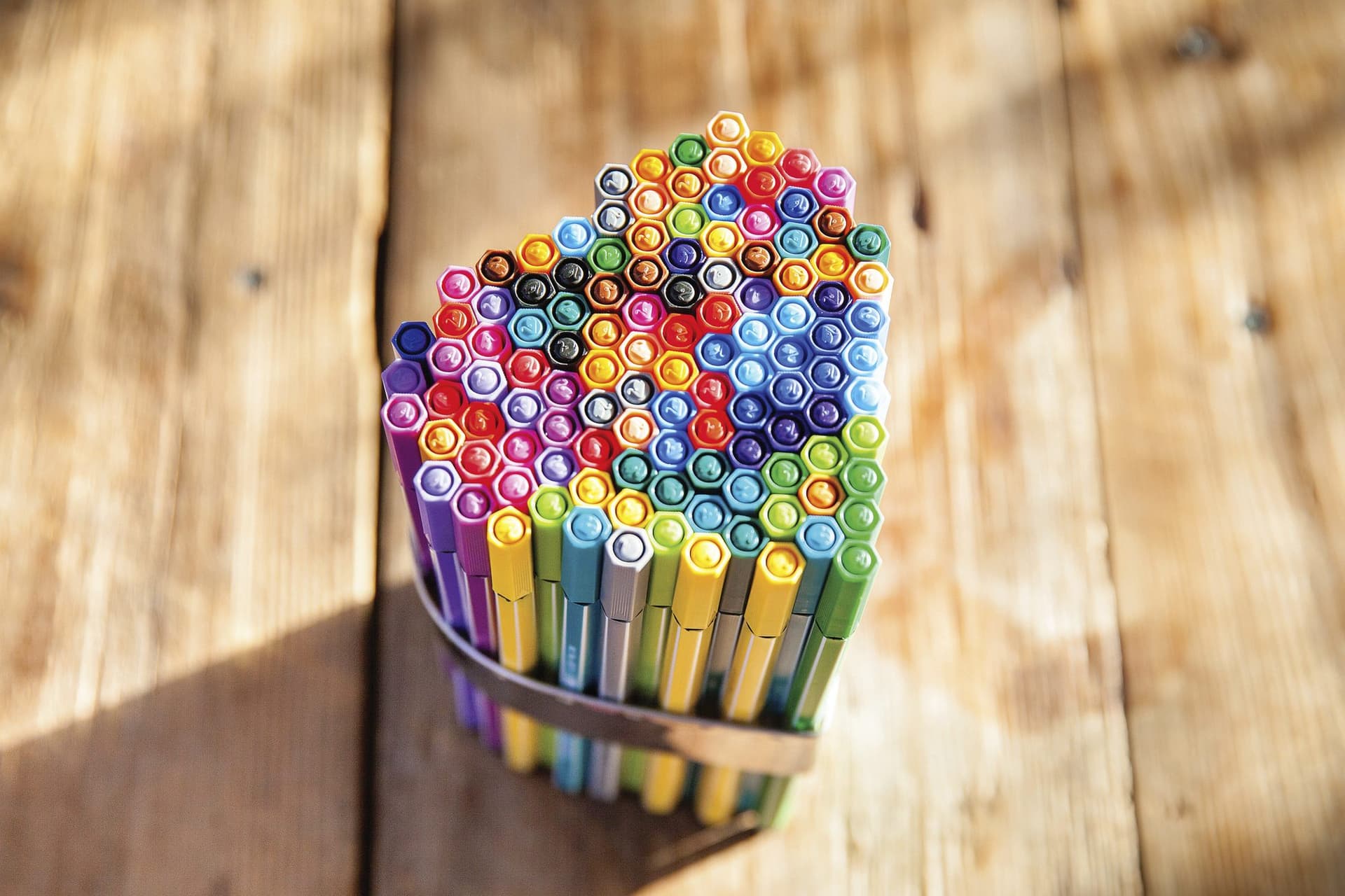 Viltstift STABILO Pen 68 Arty medium assorti blik à 66 stuks 6